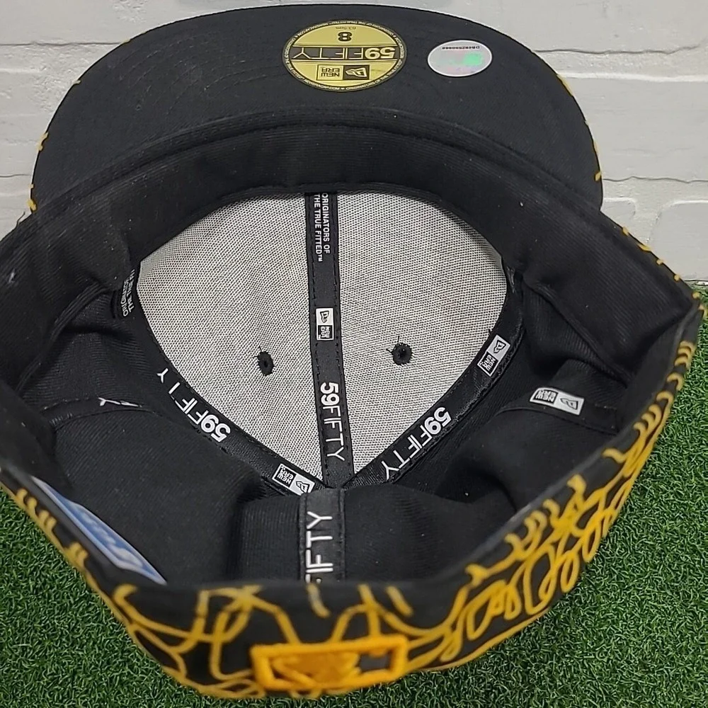 Pittsburgh Pirates Hat‎ Mens New Era 59FIFTY Fitted Graffiti Scribble Cap 8